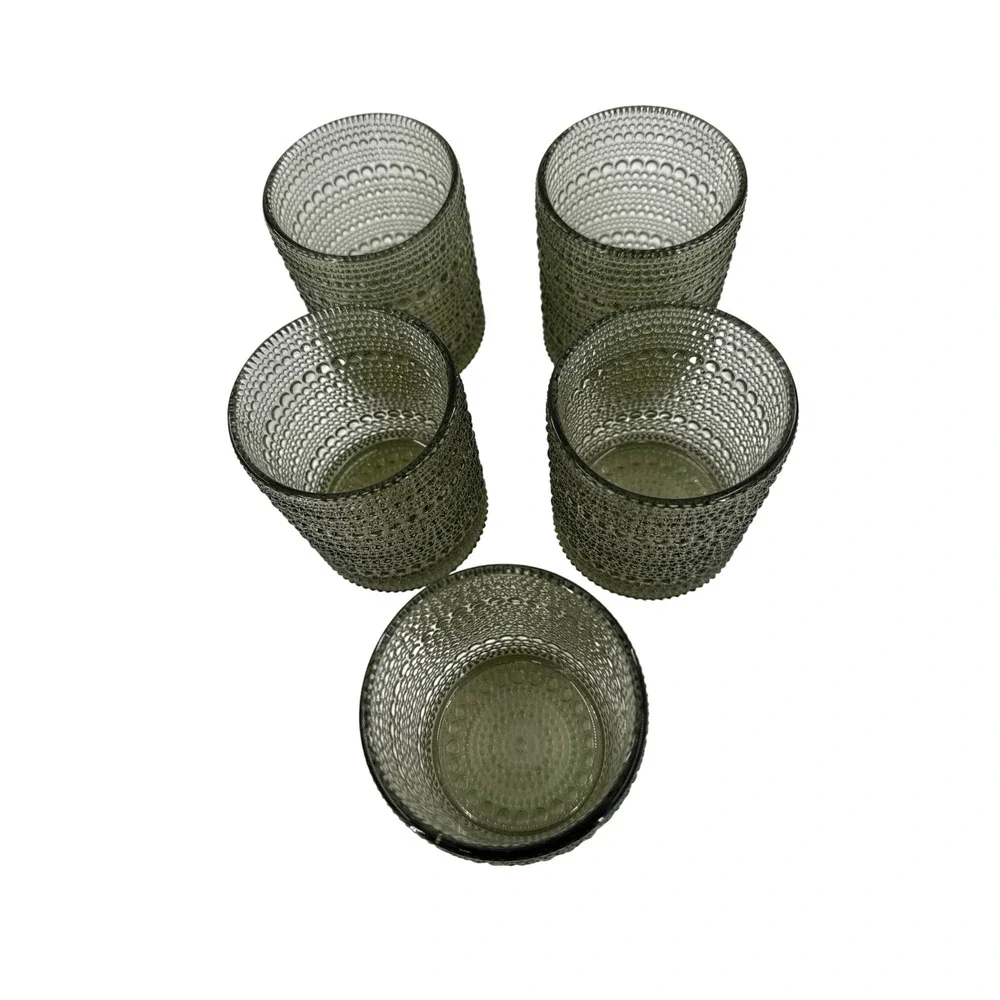 Fortessa 10 oz Jupiter Double‎ Old Fashioned Glass Light green